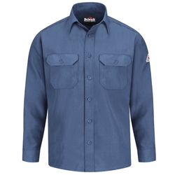 Bulwark FR 4.5 oz. Nomex Uniform Shirt - Gulf Blue 